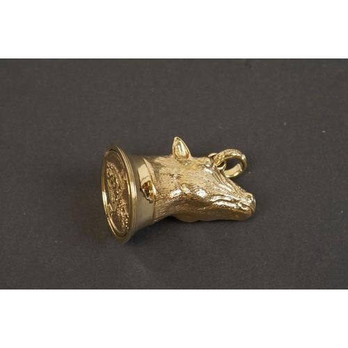 320 - Unusual document seal in the form of a horse