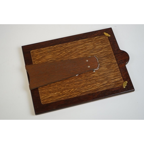 341 - Large copper and enamel art nouveau style picture frame