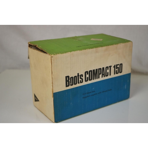 156 - Large Collection of Cameras and Equipment including many boxed cameras, camcorders, Kodak Print Film... 