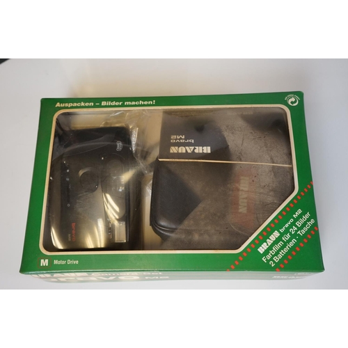 156 - Large Collection of Cameras and Equipment including many boxed cameras, camcorders, Kodak Print Film... 