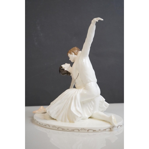 160 - Coalport Limited Edition ' Fonteyn & Nureyev ' Figure Group together with Coalport ' Grand Finale ' ... 