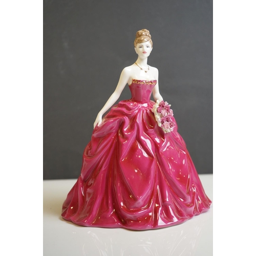 160 - Coalport Limited Edition ' Fonteyn & Nureyev ' Figure Group together with Coalport ' Grand Finale ' ... 