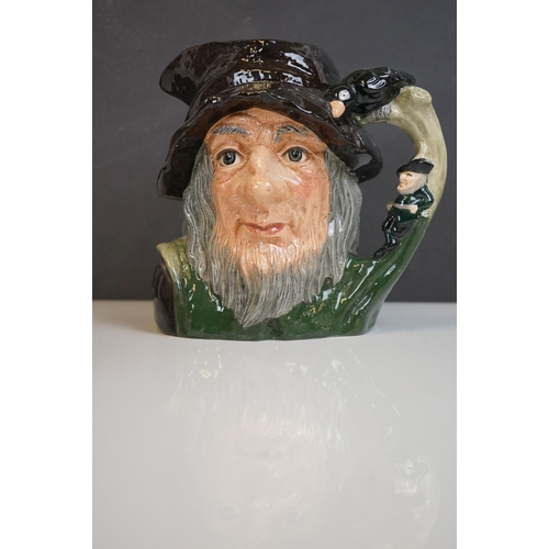 167 - Three Large Royal Doulton Character Jugs including Othello, Golfer and Rip Van Winkle