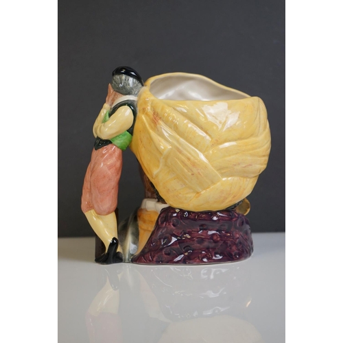 167 - Three Large Royal Doulton Character Jugs including Othello, Golfer and Rip Van Winkle