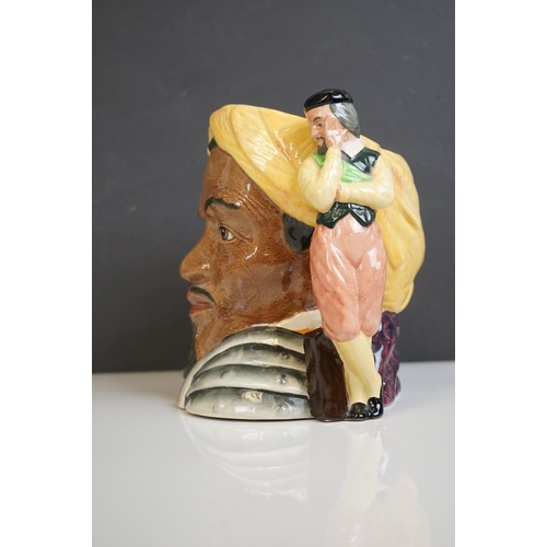 167 - Three Large Royal Doulton Character Jugs including Othello, Golfer and Rip Van Winkle