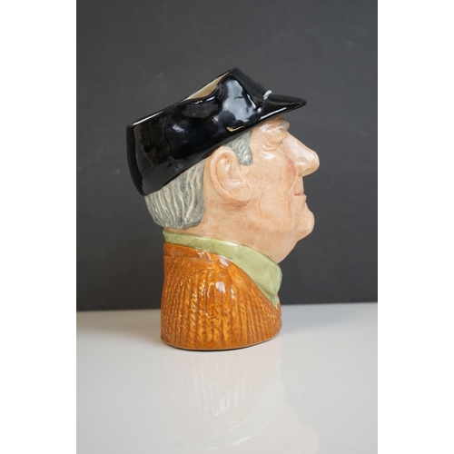 167 - Three Large Royal Doulton Character Jugs including Othello, Golfer and Rip Van Winkle