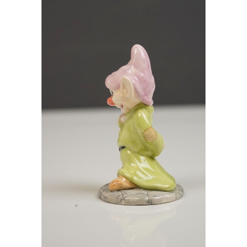 168 - Royal Doulton Set of Snow White and the Seven Dwarfs, model numbers SW9 to SW16, Snow White 15cms hi... 