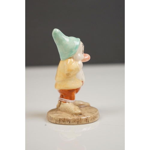 168 - Royal Doulton Set of Snow White and the Seven Dwarfs, model numbers SW9 to SW16, Snow White 15cms hi... 