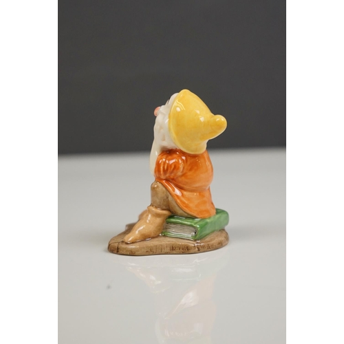 168 - Royal Doulton Set of Snow White and the Seven Dwarfs, model numbers SW9 to SW16, Snow White 15cms hi... 