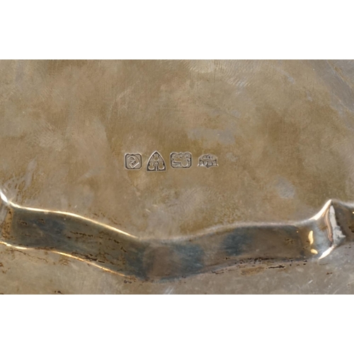 346 - A fully hallmarked sterling silver salver, maker marked for S Blanckensee & Son Ltd and assayed in C... 