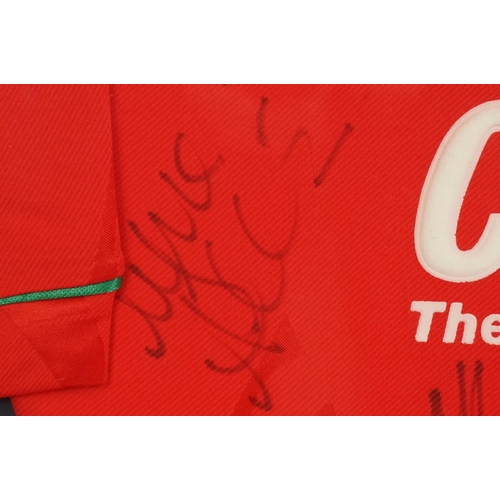 359 - Swindon Town Football Club Signed Shirt, 1995-96 Season (Division 2 champions), signatures include M... 