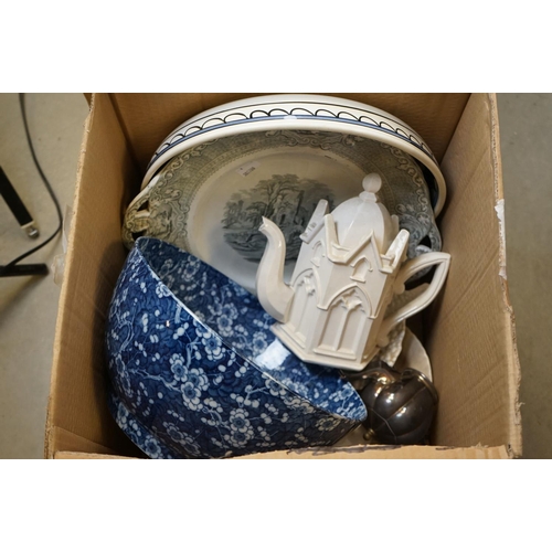 368 - Mixed Lot of Ceramics and Glassware including 19th century onwards, Booths part Breakfast Set, Andre... 