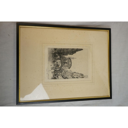 371 - Eleven Framed and Glazed Etchings and Prints