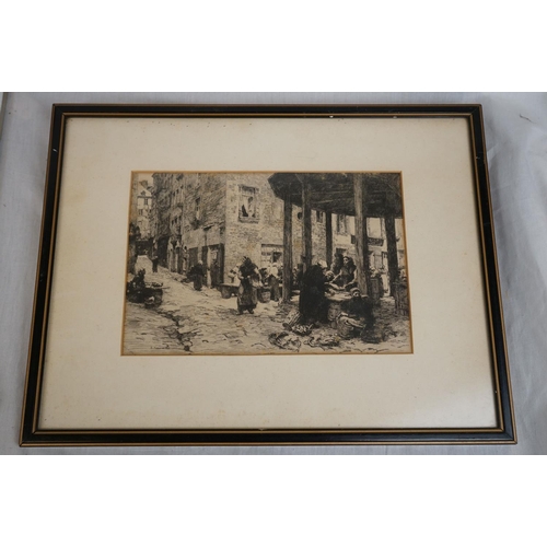 371 - Eleven Framed and Glazed Etchings and Prints