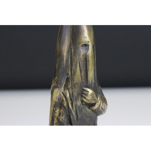 107 - Brass Model of a Spanish Inquisitor, 18cms high