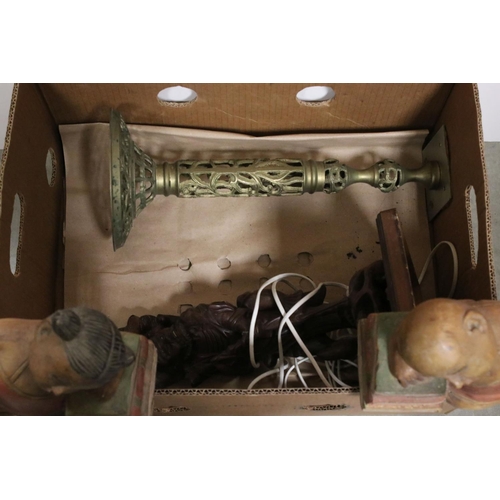 463 - A collection of vintage metal ware together with a collection of salt glaze hot water bottles.