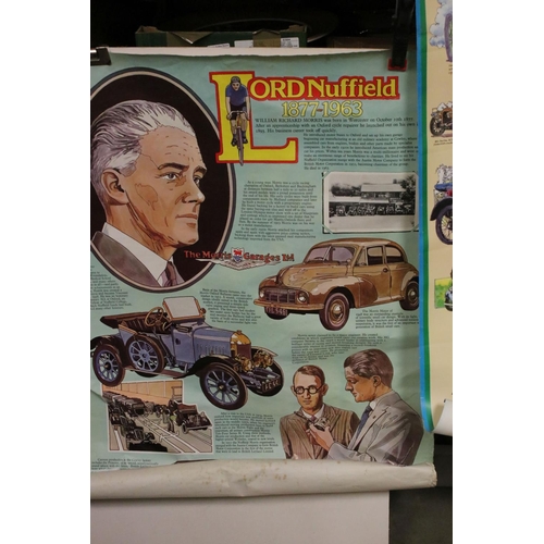 467 - A collection of ephemera mainly relating to The Morris Minor to include books and posters.