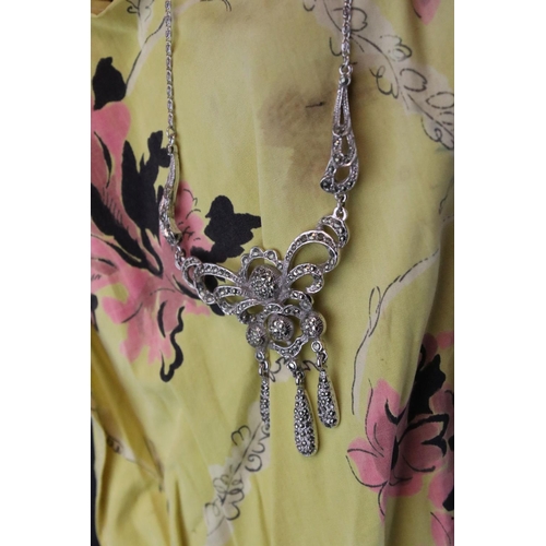 477 - A mid 20th century artist posed model of a lady in dress mounted on plinth.