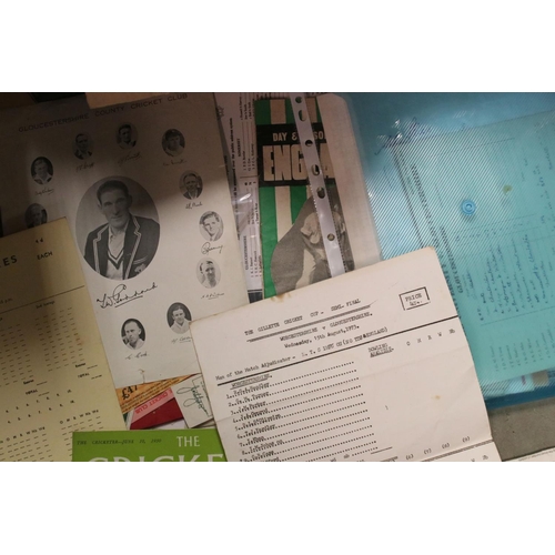 514 - A large collection of Cricket ephemera contained within two boxes together with a limited edition Co... 