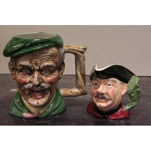 71 - Collection of approximately 16 Character Jugs and Toby Jugs including Sylvac Robin Hood series Jugs,... 