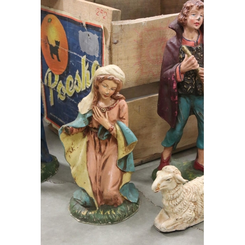 92 - Vintage Wooden ' Oranges ' Crate together with Mid 20th century McVitie & Price Advertising Print, I... 