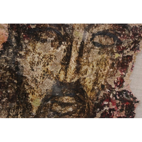 93 - A large framed and glazed late 20th century art work by Jean Eric Garnier depicting a representation... 