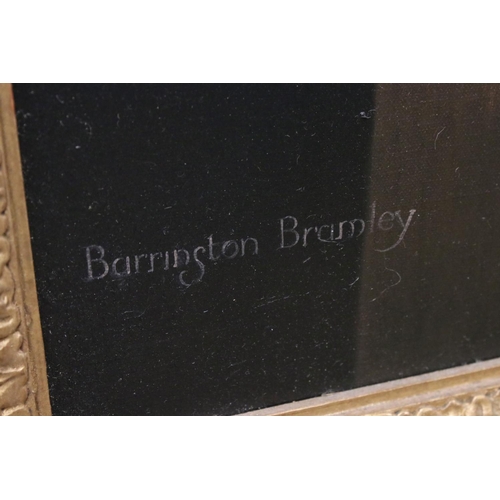 94 - Barrington Bramley (b.1950), After Caravaggio, Large Oil Painting on Canvas of The Musician conjure,... 