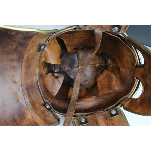 96 - Replica Sutton Hoo Helmet on Stand, 40cms high