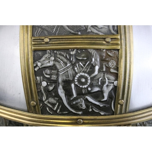 96 - Replica Sutton Hoo Helmet on Stand, 40cms high