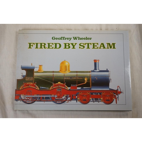 385 - A collection of non fiction books of railway interest.