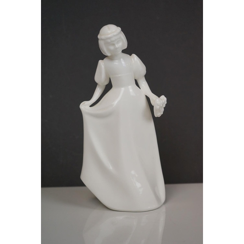 399 - A collection of mixed ceramics to include Royal Doulton figures and Sylvac Pixie vase.