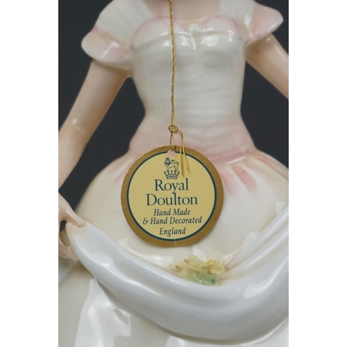 399 - A collection of mixed ceramics to include Royal Doulton figures and Sylvac Pixie vase.