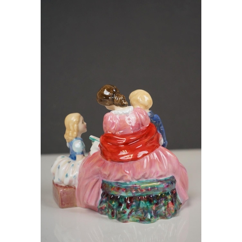 399 - A collection of mixed ceramics to include Royal Doulton figures and Sylvac Pixie vase.