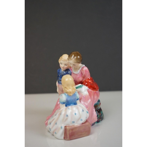 399 - A collection of mixed ceramics to include Royal Doulton figures and Sylvac Pixie vase.