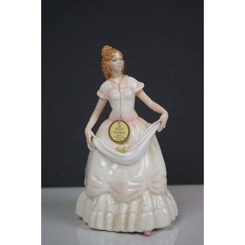 399 - A collection of mixed ceramics to include Royal Doulton figures and Sylvac Pixie vase.