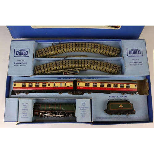 12 - Boxed Hornby Dublo EDP12 Passenger Train Set appearing complete with Duchess of Montrose locomotive,... 