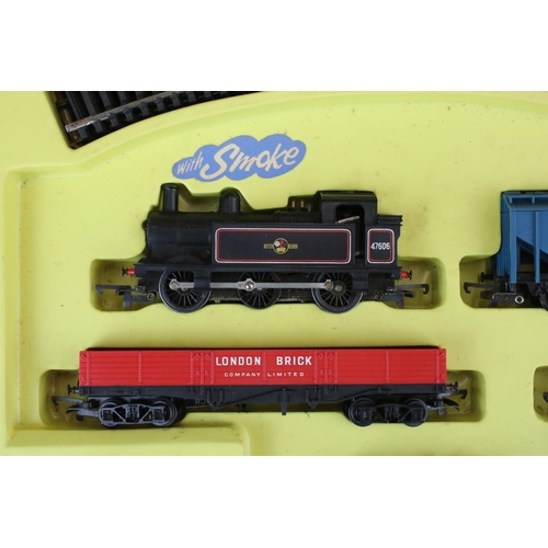 13 - Three boxed Triang Hornby OO gauge train sets to include The Blue Pullman, RS607 Local Passenger Set... 