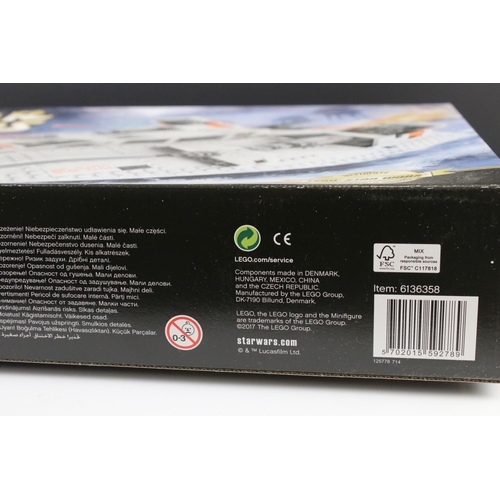 195 - Lego Star Wars Ultimate Collector's Series 75144 Snowspeeder (retired).  New and sealed