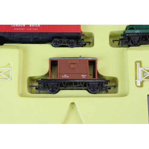 13 - Three boxed Triang Hornby OO gauge train sets to include The Blue Pullman, RS607 Local Passenger Set... 