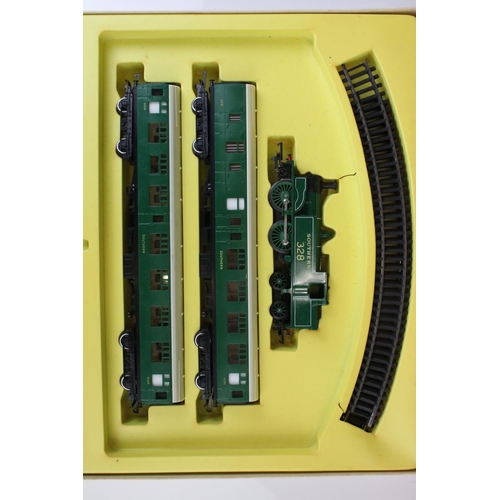 13 - Three boxed Triang Hornby OO gauge train sets to include The Blue Pullman, RS607 Local Passenger Set... 