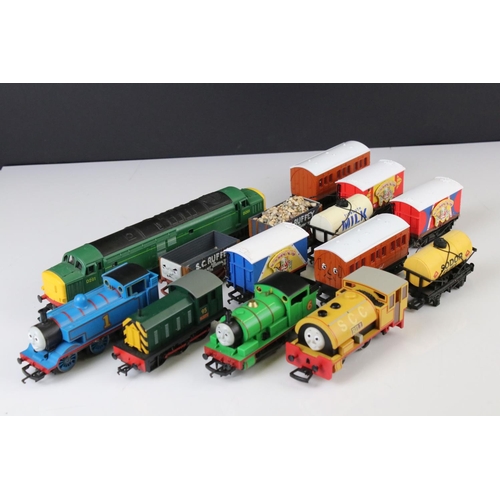 2 - Collection of Hornby Thomas the Tank Engine to include 5 x locomotives (Thomas, Percy, Rusty Bill & ... 