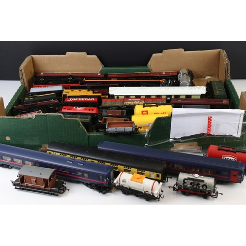 43 - 35 Hornby OO gauge items of rolling stock in vg condition to include crane, coaches and wagons
