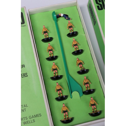 206 - Subbuteo - Five boxed HW Subbuteo teams to include Arsenal, Bradford City, Manchester City away, Pol... 