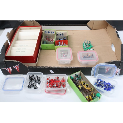208 - Subbuteo - Collection of original Subbuteo card figures featuring 16 various teams to include Arsena... 