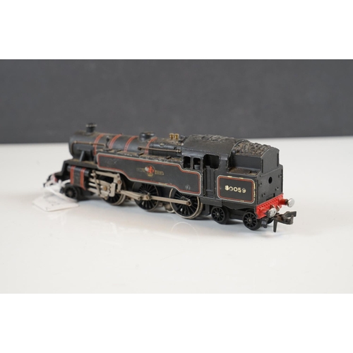 102 - Two boxed Hornby Dublo locomotives to include Duchess of Montrose within a 3211 Mallard box and 3218... 