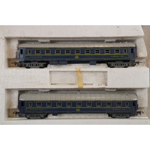 53 - Boxed Jouef OO / HO gauge 7435 train set, incomplete, with locomotive, 3 x items of rolling stock, c... 