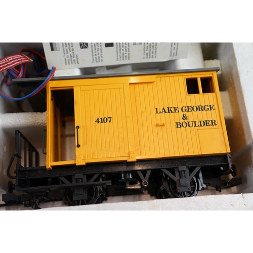 71 - Boxed Lehmann LGB 90770 'The Big Train' Fantasy Lake George & Boulder train set with 0-4-0 locomotiv... 