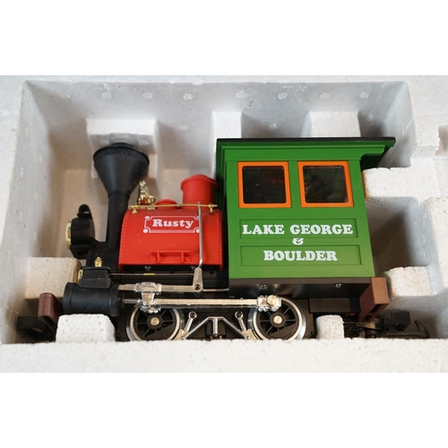 71 - Boxed Lehmann LGB 90770 'The Big Train' Fantasy Lake George & Boulder train set with 0-4-0 locomotiv... 