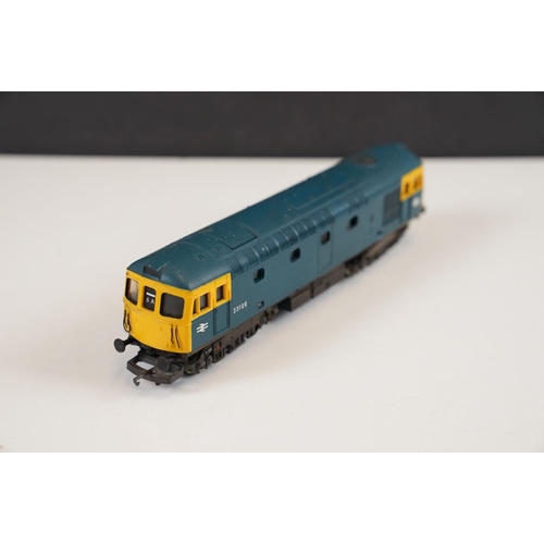 98 - Five Hornby OO gauge locomotives to include Western Courier, Flying Scotsman, Little Giant, 0-6-0 14... 