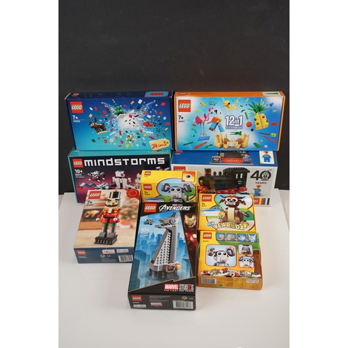 192 - Lego - Nine boxed and unopened sets to include 40253, 40254, 40334, 40370, 40411, 40413, 40417, and ... 